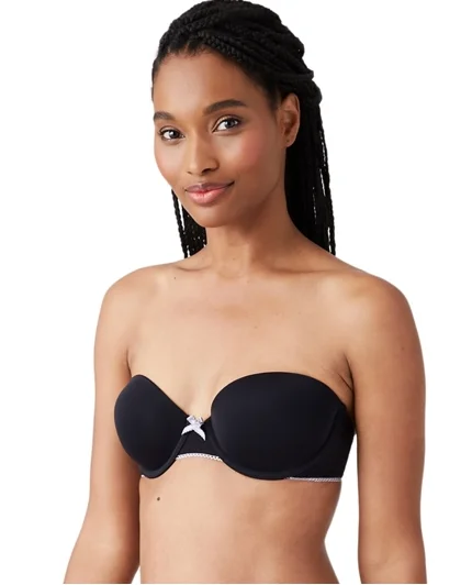 seamless bra with lace detailingWacoal  b.tempt'd Modern Method Strapless Bra 954217