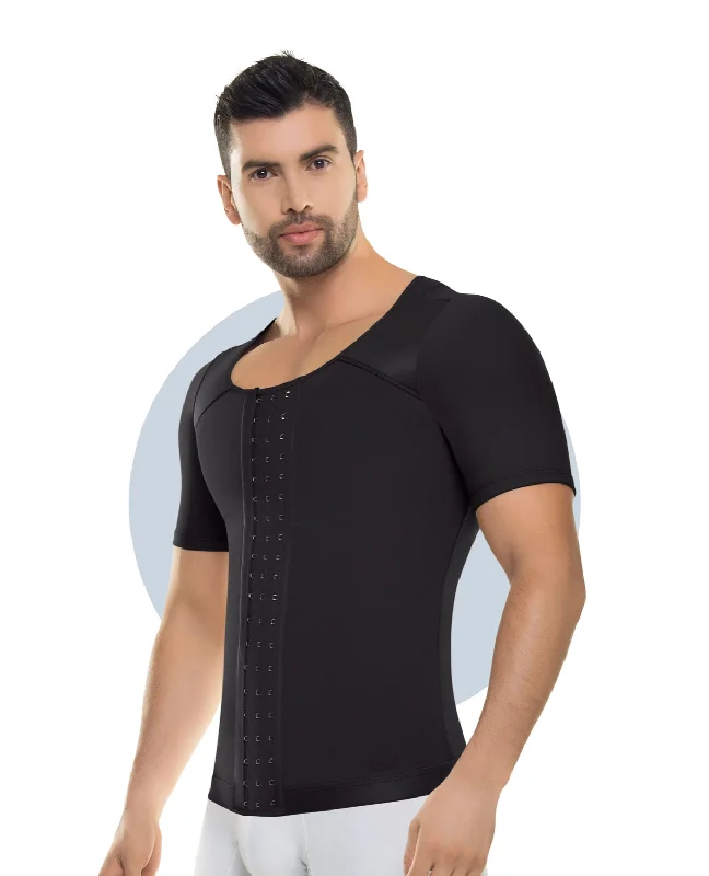 stretch lace body shaper for lingerieREF.: 481 - MEN'S ARM AND ABDOMEN CONTROL SHIRT