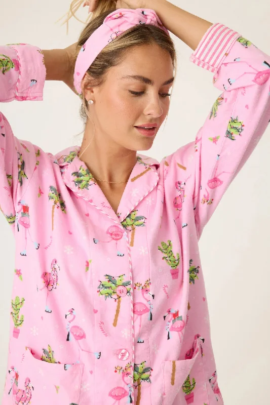 women's pajamas with hidden pocketsFlannel PJ Set