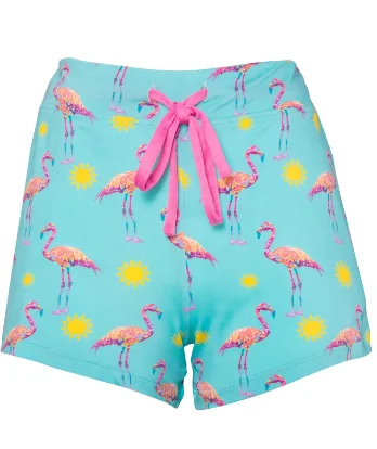 women's pajamas for those who cherish their bedtime routinesAmanda Blu Miami Flamingo Pajama Shorts