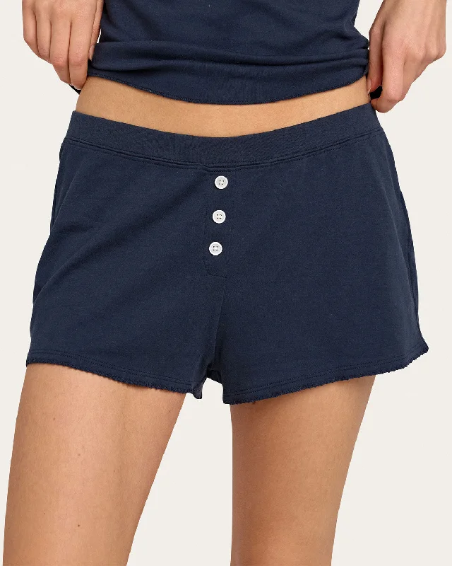 women's pajamas with a charming, vintage aestheticTate Short In Midnight