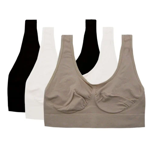 racerback sports braHertx Fem Seamless Wire Free Bra 364