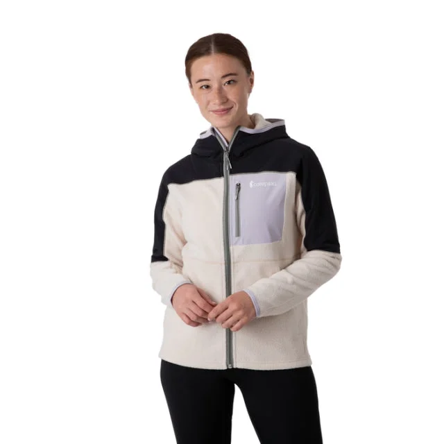 Women's Windbreaker CoatsWomen's Abrazo Hooded Full-Zip Fleece Jacket