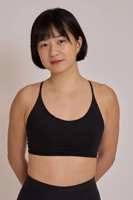 convertible bra for strapless dresses細肩 Y 型美背 Bra Top｜曜石黑