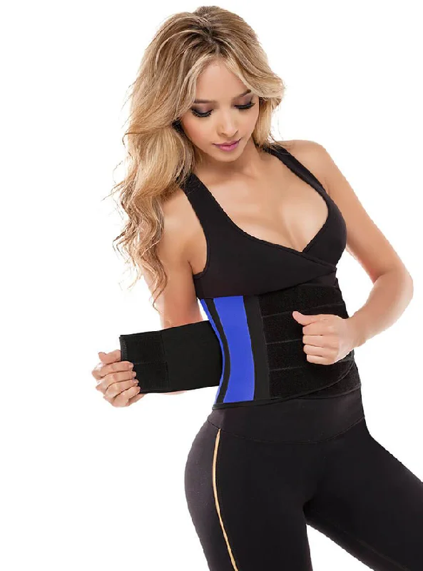 open-bust waist trainer with lace overlay for eleganceREF. 8007: WORKOUT SWEAT ENHANCING WAISTBAND