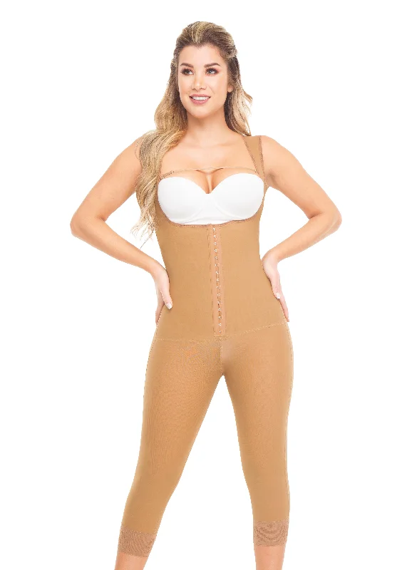 lace-up corset shapewear for waist trainingGirdle With Sleeves - Half Leg – 1610