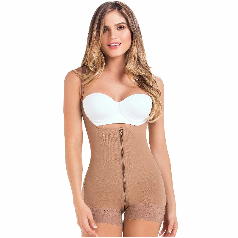 plus-size high-compression shapewearPostpartum Everyday Use Colombian Shapewear Fajas MariaE 9235