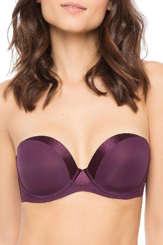 smoothing high-neck braSimone Perele Implicite Neon Strapless Plunge Bra 251302