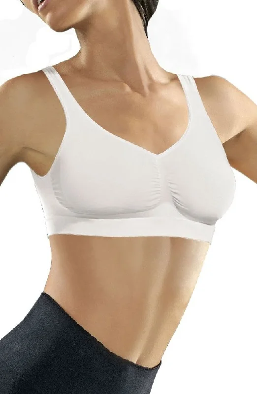 plus-size body brief with tummy controlControl Body  Medium Compression Push Up Bra Bianco