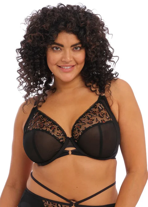 plus-size sticky bra for dressesNamrah UW Plunge Black Bra