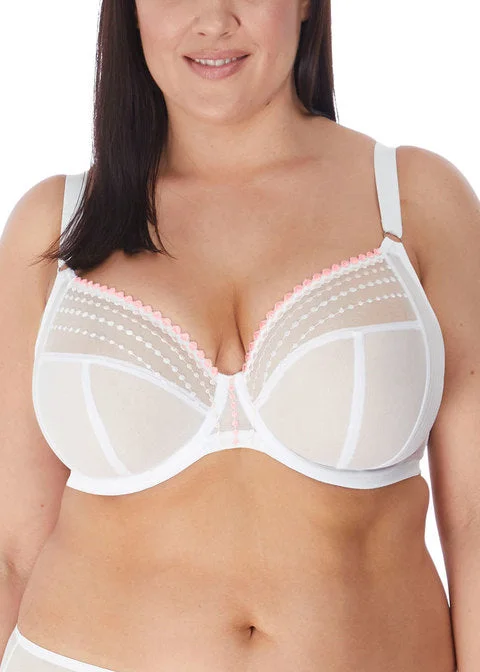 lace overlay convertible braMatilda White UW Plunge Bra