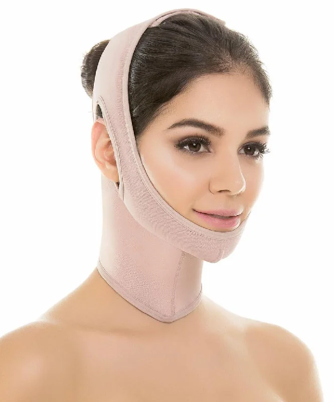 high-slit dress shaper with invisible seamsREF. 356: POST SURGERY COMPRESSION FACE WRAP