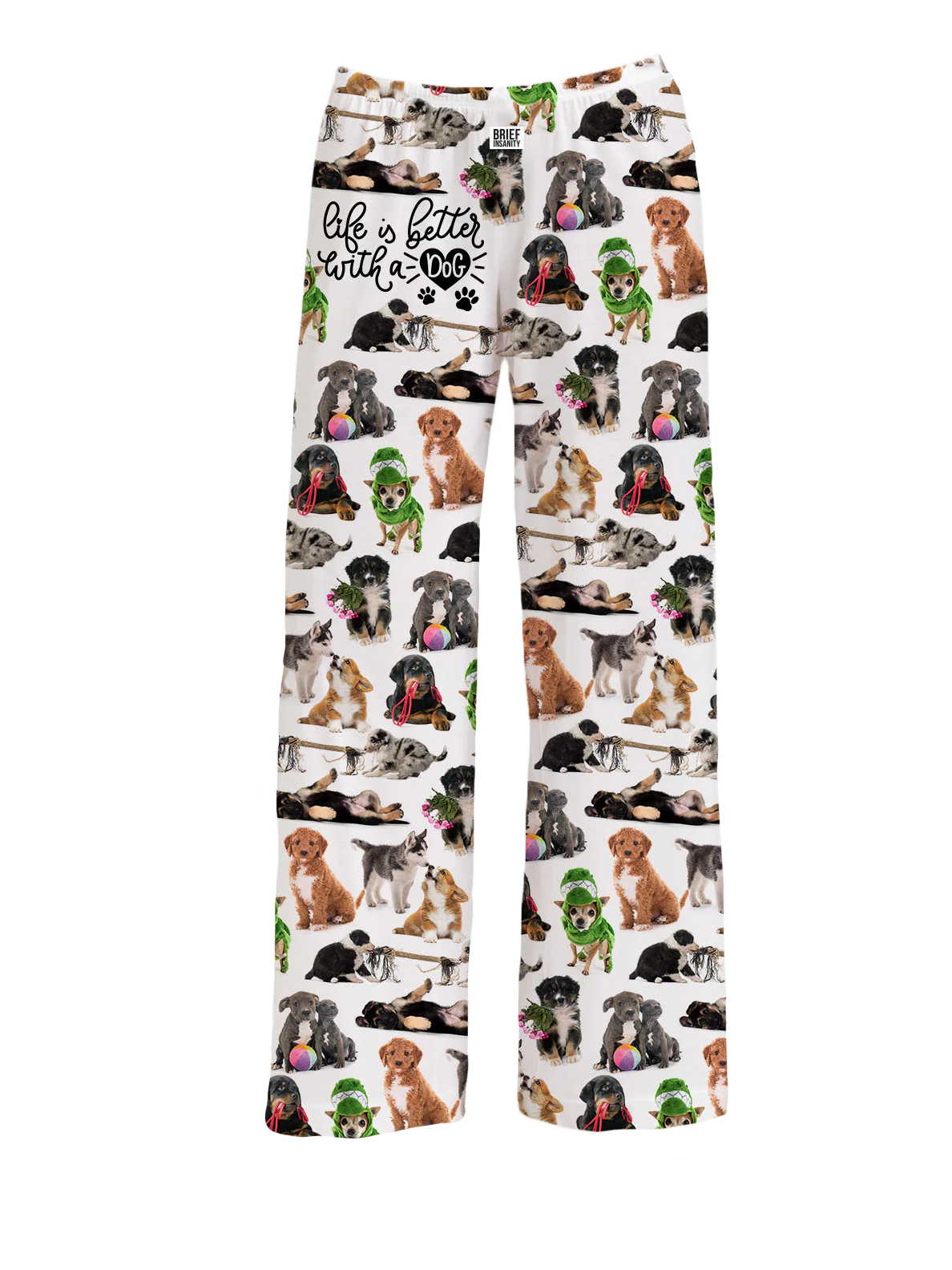 women's pajamas for a relaxing weekendBrief Insanity Dog Pajama Bottoms