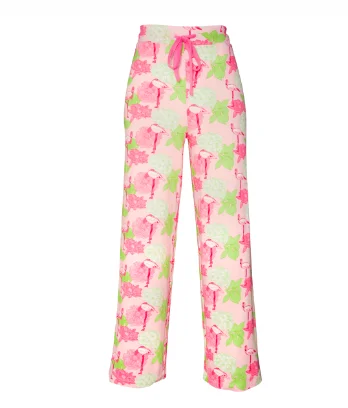 women's pajama sets with matching robesAmanda Blu Hydrangea Flamingo Pajama Pants