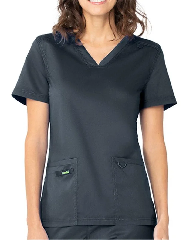 Women's Coats with Fur Trimmed BeltLandau ProFlex Women's V-Neck Scrub Top