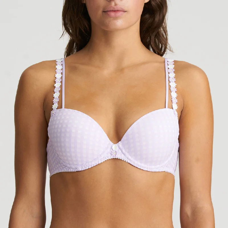 wireless bra with molded cupsAvero Padded Bra - Tiny Iris