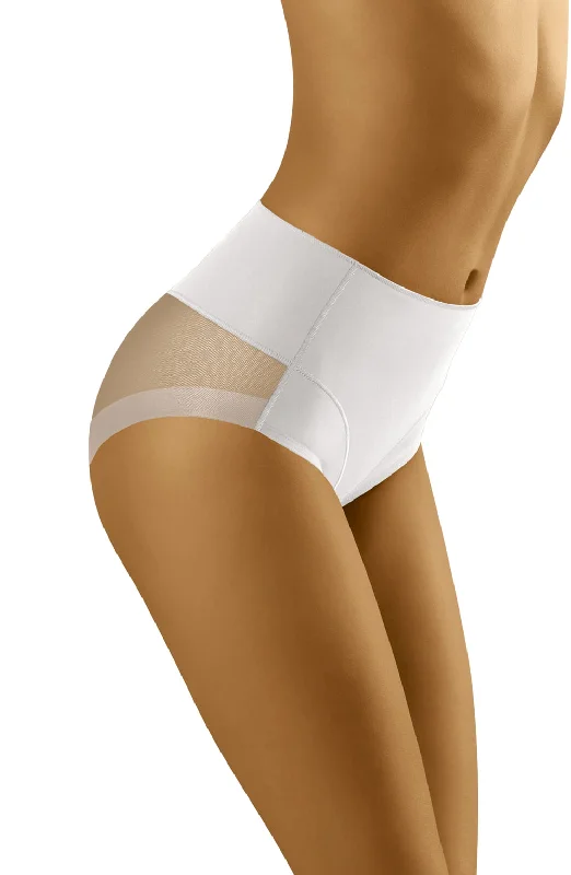 seamless body brief for smoothing under tight-fitting clothesWolbar Uniqa White