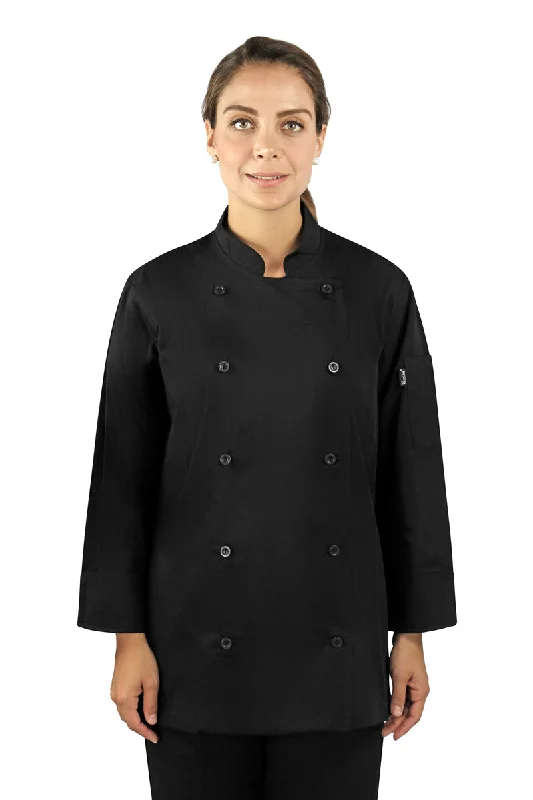 Women's Coats with Fur TrimBasic Chef Coat With Jersey on the Back