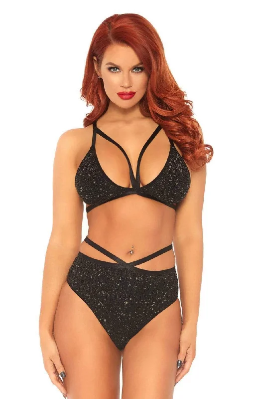 Shimmer Bra & Panty Set