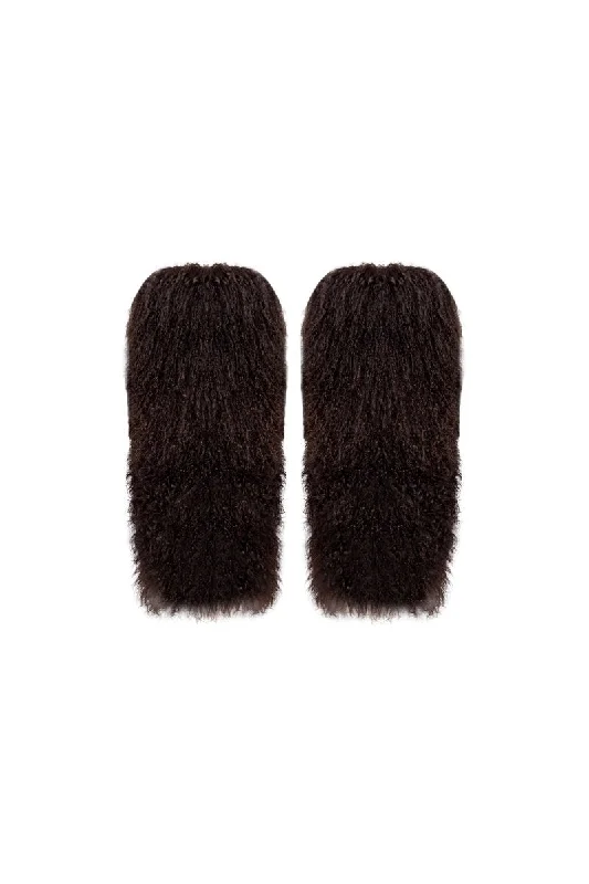 Women's Duffle CoatsIglo Women's Tibetan Shearling Leg Warmers - Brown