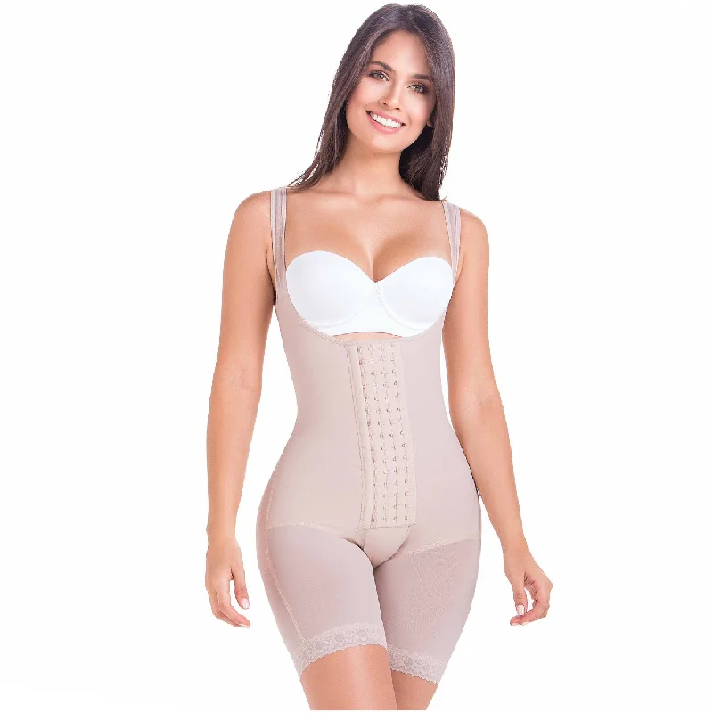 open-bust shapewear for topsFajas Colombianas Reductoras Post Surgery Postpartum Girdle MariaE 9412