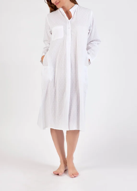 women's pajama sets with matching robesNIGHTIE - LONG SLEEVES - KURTA WITH SIDE SLITS