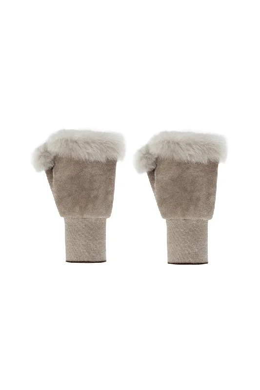 Women's Button-Up CoatsRossella Women’s Shearling Gloves - Vison