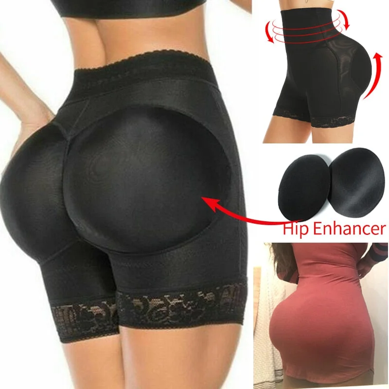 backless dress shaper with clear strapsWomen's Padded Shapewear Hip Enhancer Shorts High Waist Body Shaper Panty Padded Pad Butt Lifter Booty Waist Trainer Control