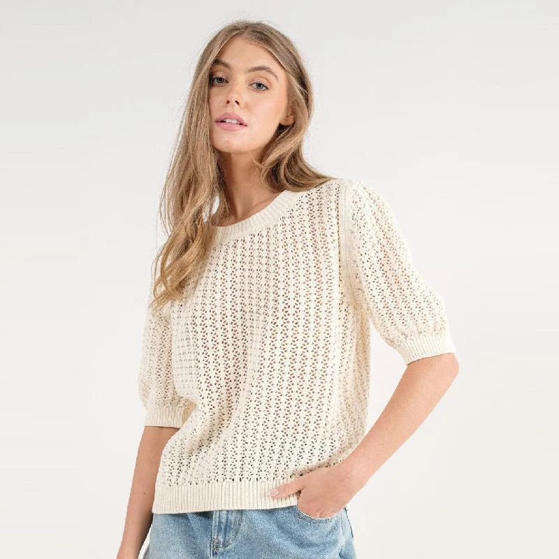 Women's Sleeveless SweatersMelissa Sweater (Natural)