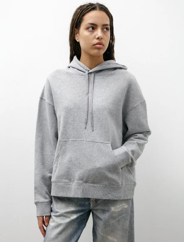 Women's Zip-Up SweatersLoopback Hoody Grey Mélange