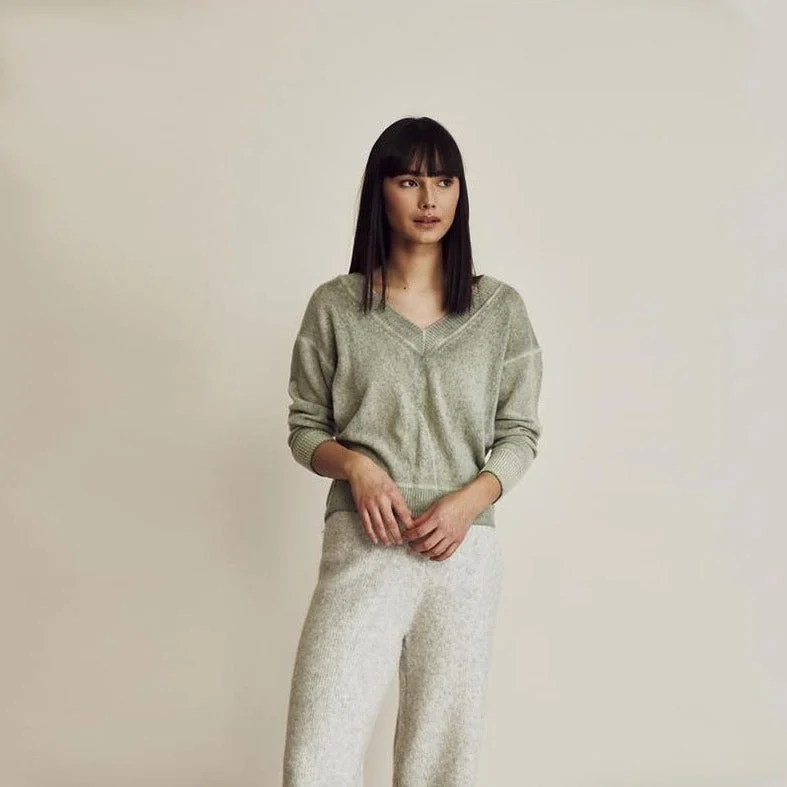 Women's Flounced SweatersNatia (Fern)