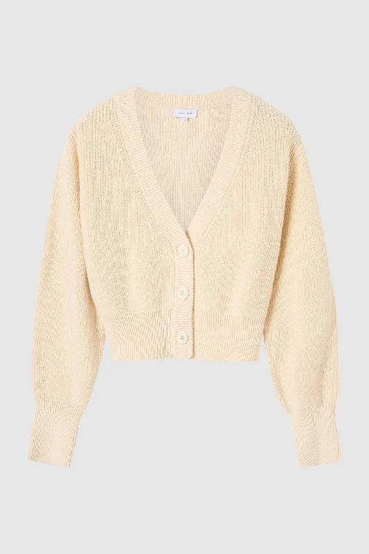 Women's High Collar SweatersThe Classic Cotton Cardigan