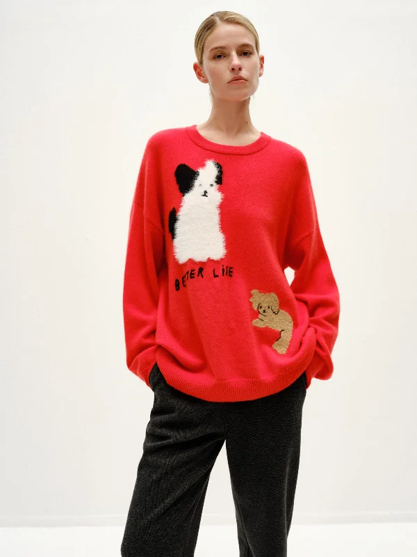 Women's Knitted SweatersPuppy Cashmere Sweater