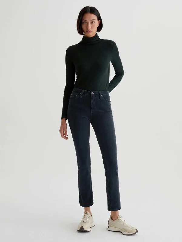 Women's Jodhpurs with Square CollarMari Mid Rise Corduroy Pant