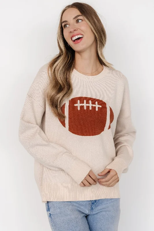 Women's Notched Collar SweatersBrady Sweater | Cream