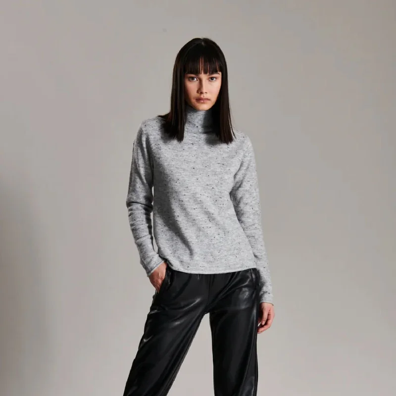 Women's Armenian Wool SweatersArielle Turtleneck (Snow Storm)