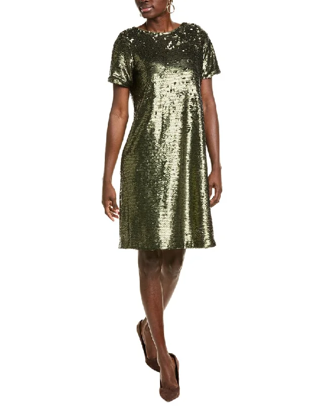 Women's Halter DressesAnne Klein Sequin T-Shirt Dress