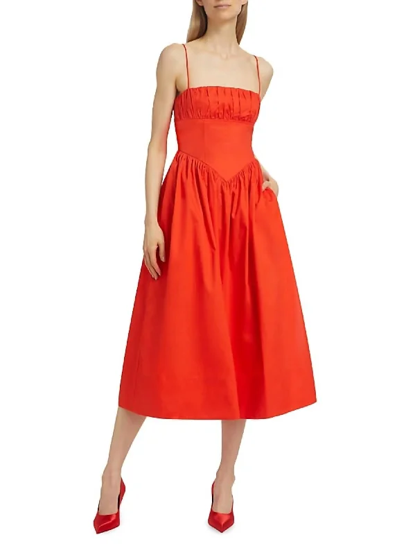 Women's Tiered DressesBarrett Dress In Red