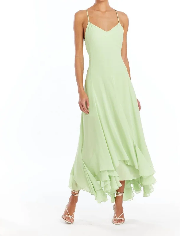 Women's Round-Neck DressesClemenza Dress In Pear