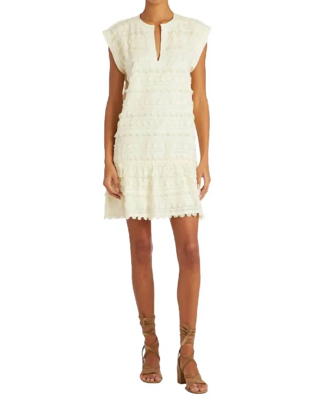 Women's V-Neck DressesHerra Dress In Blanc