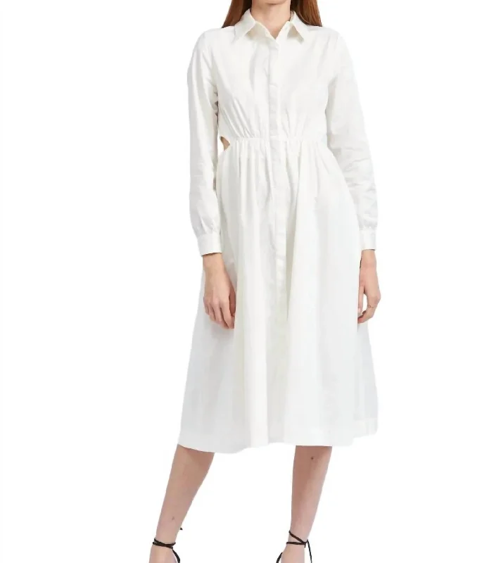 Women's Midi DressesStella Dress In Off White