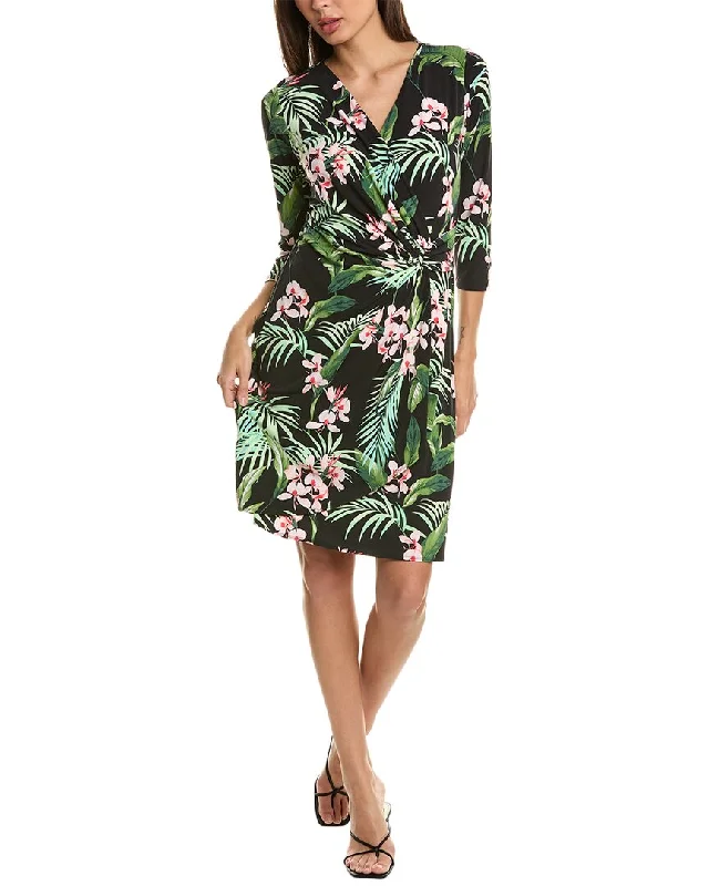 Women's Narrow Collar DressesTommy Bahama Clara Atlantic Orchid Wrap Dress